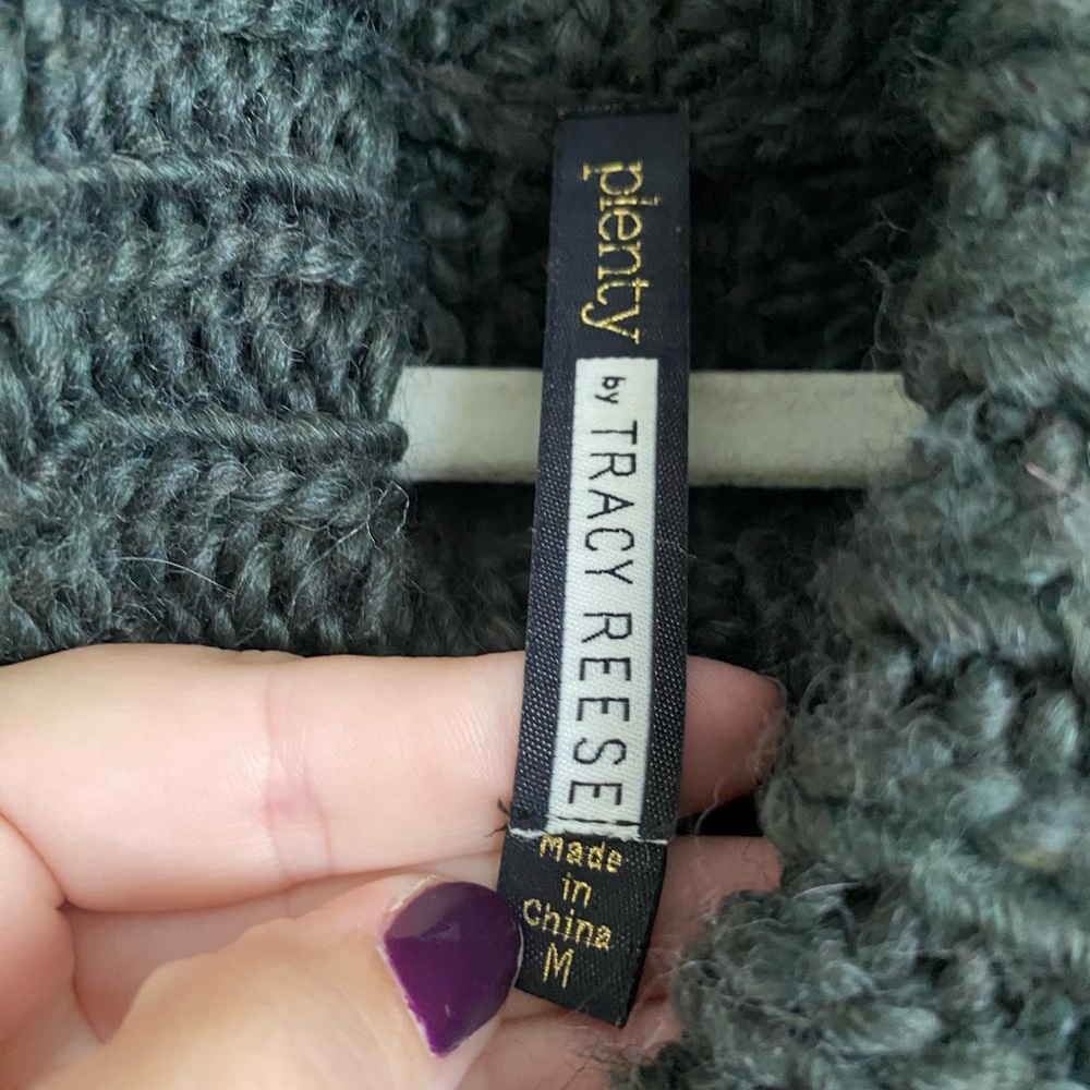 Anthropologie Tracy Reese Size Sweater Medium Wool Alpaca Chunky Turtleneck Knit - Picture 3 of 7